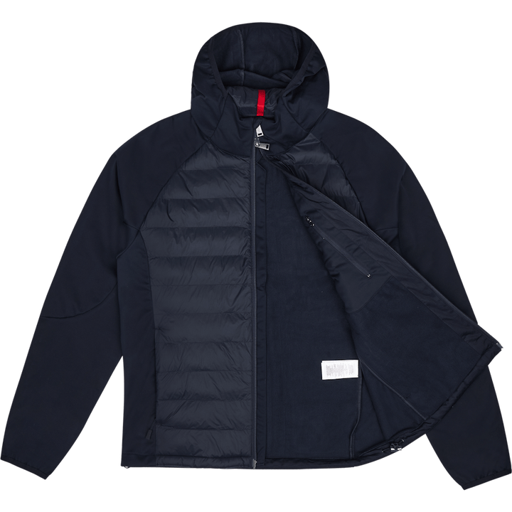 Collection de vestes hybrides déperlantes bleu marine