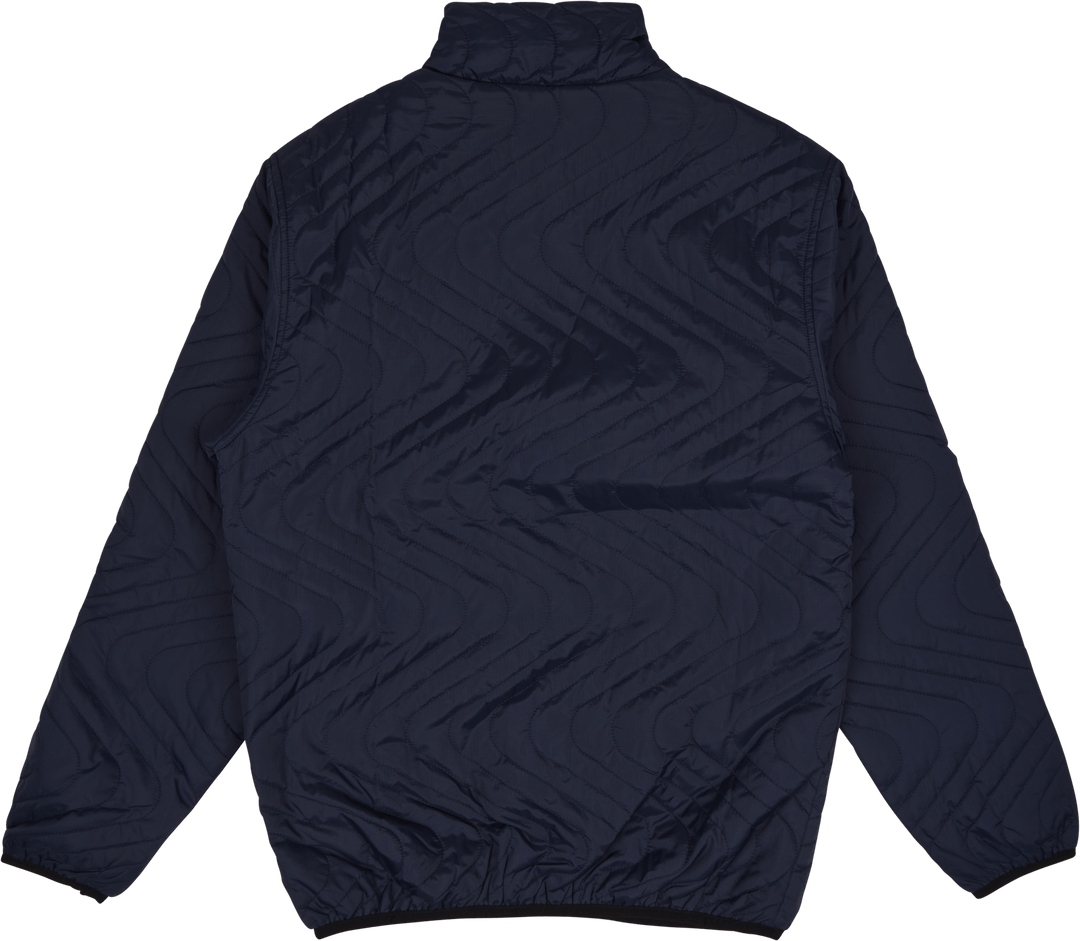 Giacca trapuntata reversibile blu/marino