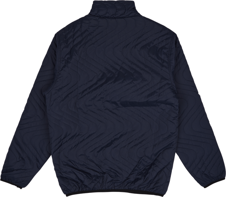 Giacca trapuntata reversibile blu/marino