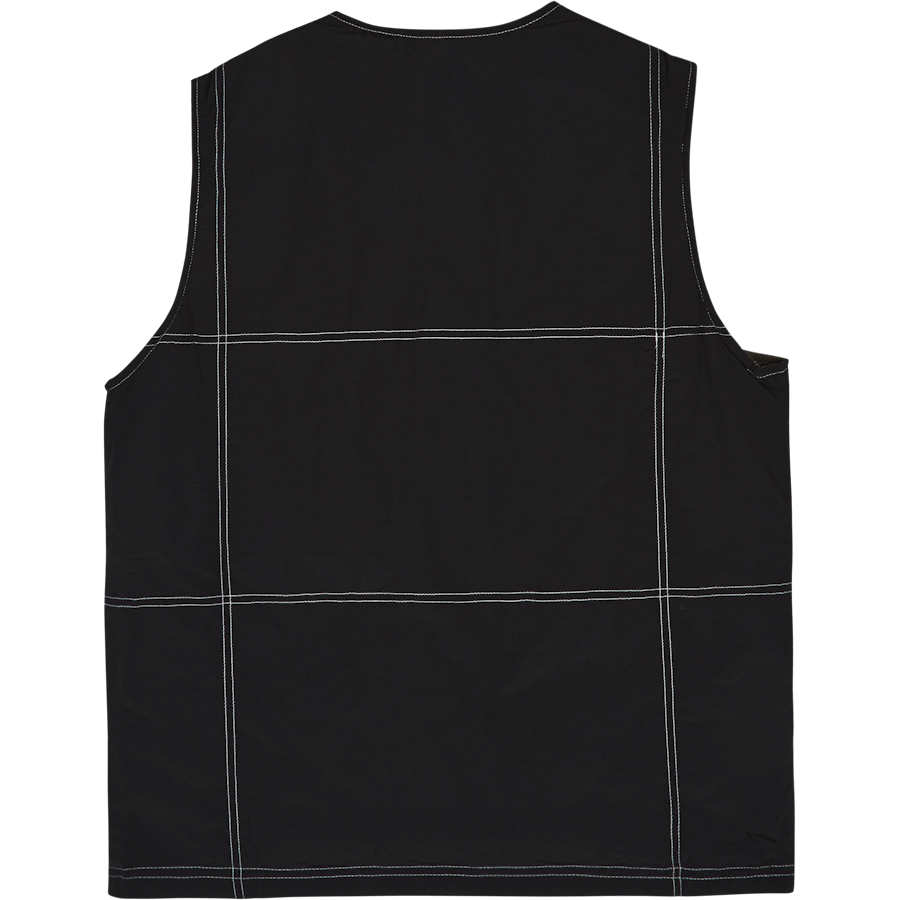 Gilet reversibile nero/army