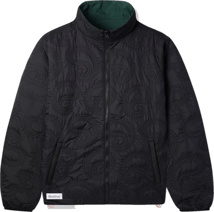 Puffer reversibile Paisley Jack Nero