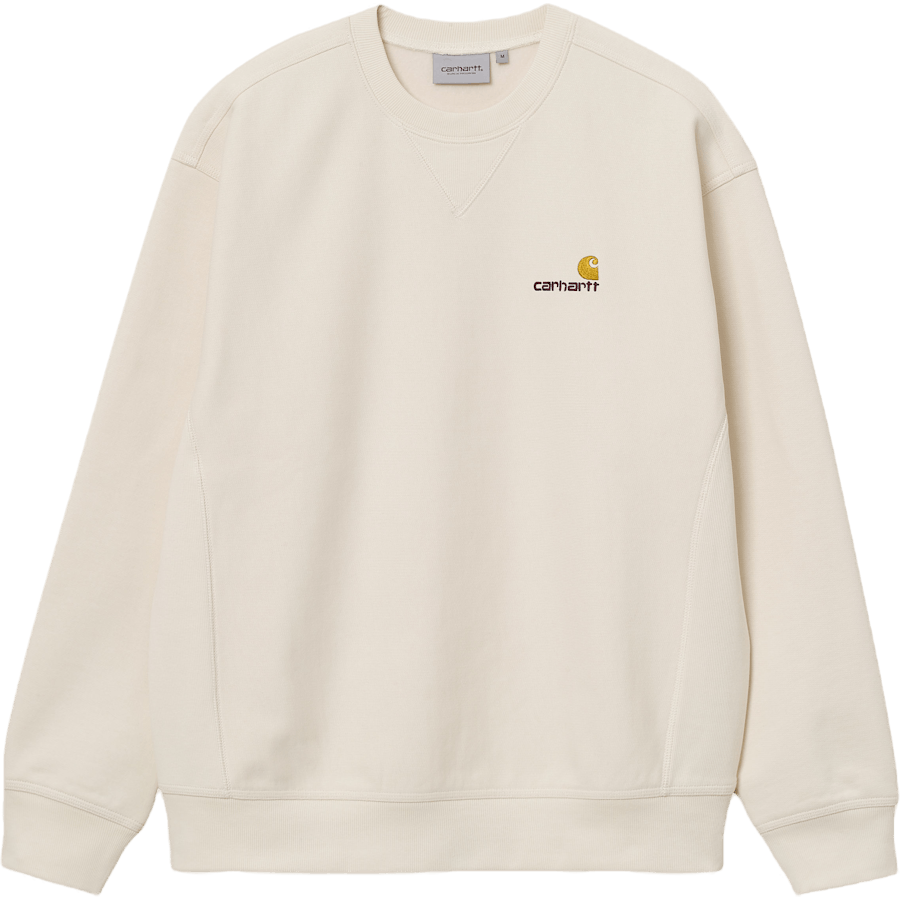 Sweat naturel à script américain