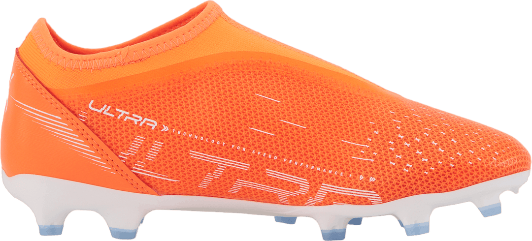 Ultra Match Ll FG/AG Jr Ultra Orange-puma Blanc-bleu G