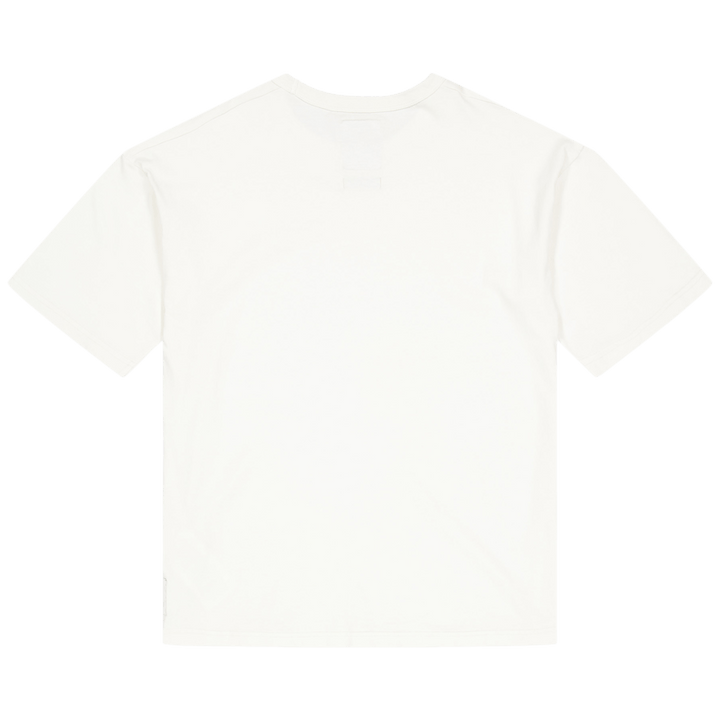 T-shirt med rund halsringning Egret