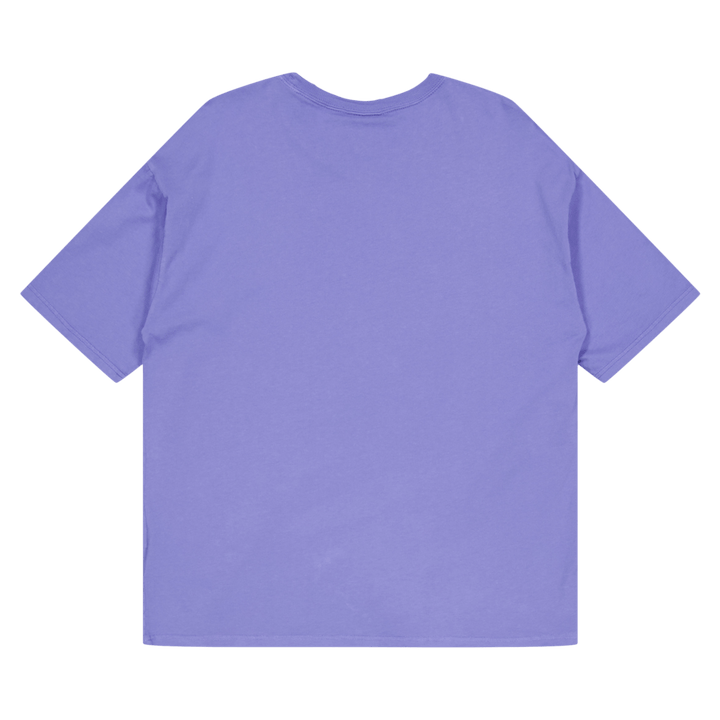 T-shirt ras du cou en denim blanchi