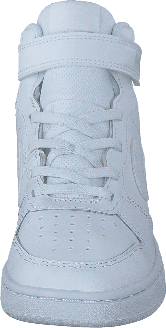 Detská obuv Court Borough Mid 2 Little Kids' WHITE/WHITE-WHITE