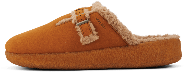 Flores Mule - Mikrofaser Nussbaum