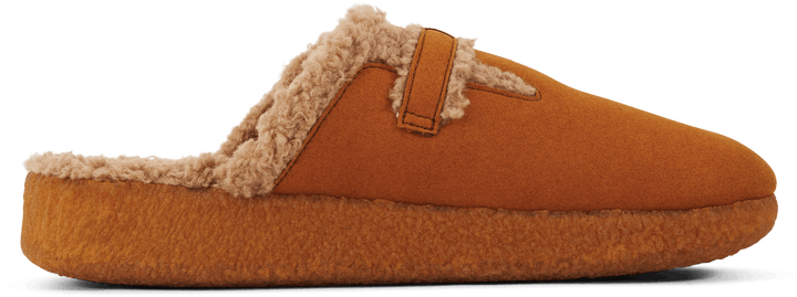 Flores Mule - Mikrofaser Nussbaum