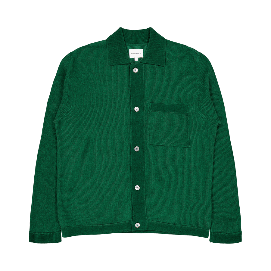 Bunda Erik Chenille Bottle Green