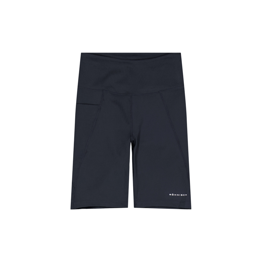Schmeichelhafte High Waist Bike Tig Schwarz