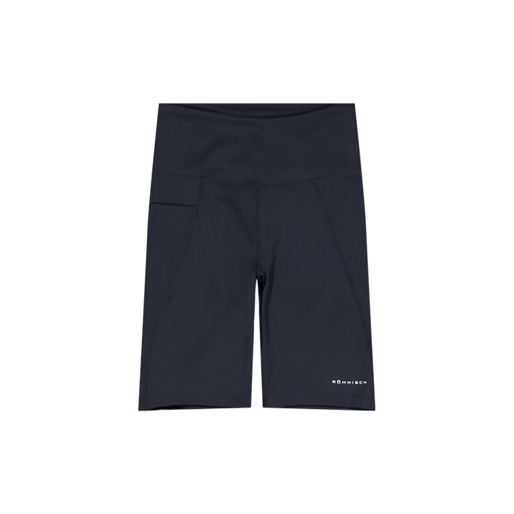 Schmeichelhafte High Waist Bike Tig Schwarz