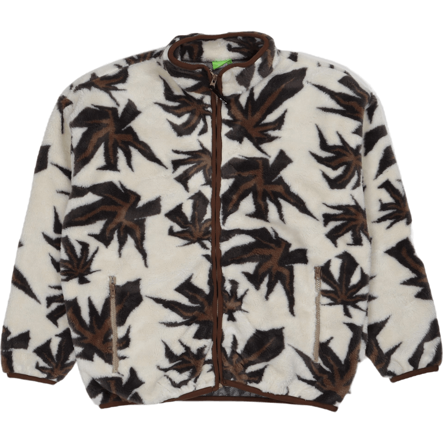 Lowell Jacquard Sherpa Zip Naturel