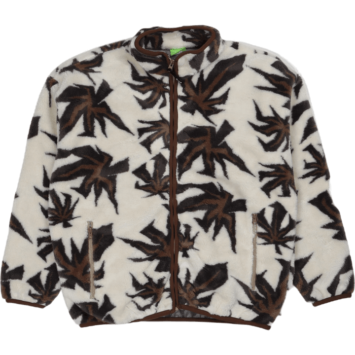Lowell Jacquard Sherpa Zip Naturel