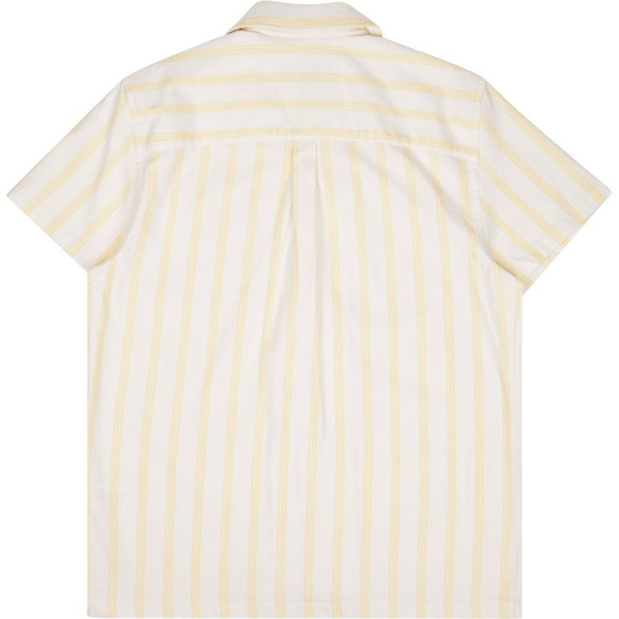 Les Deux Lawson Stripe Ss Shirt citron Sorbet