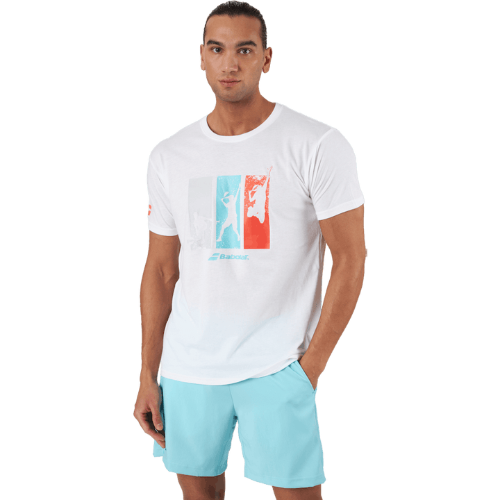 T-shirt Padel Coton Blanc