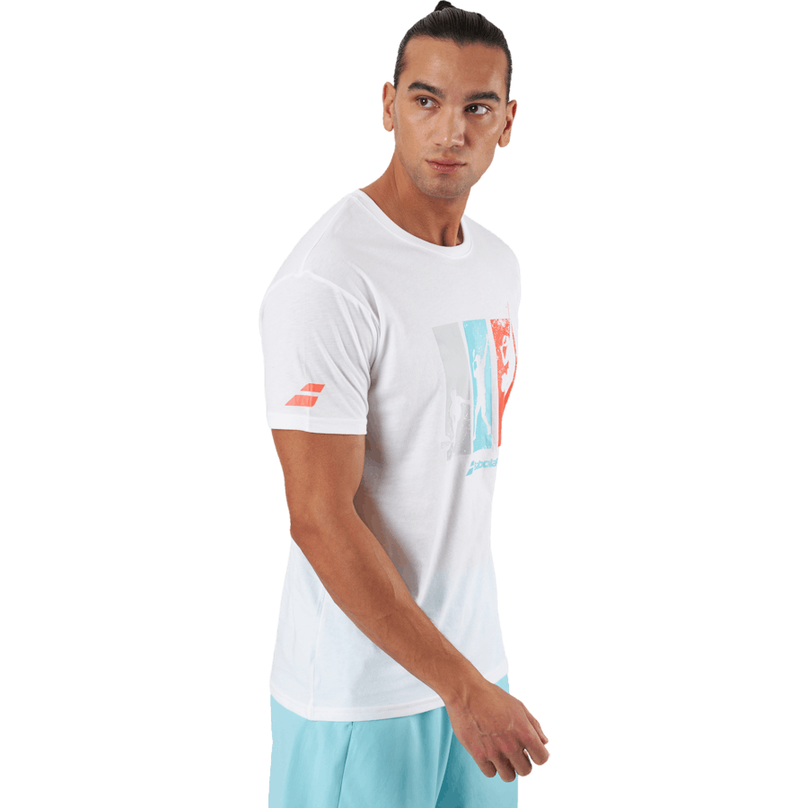 T-shirt Padel Coton Blanc