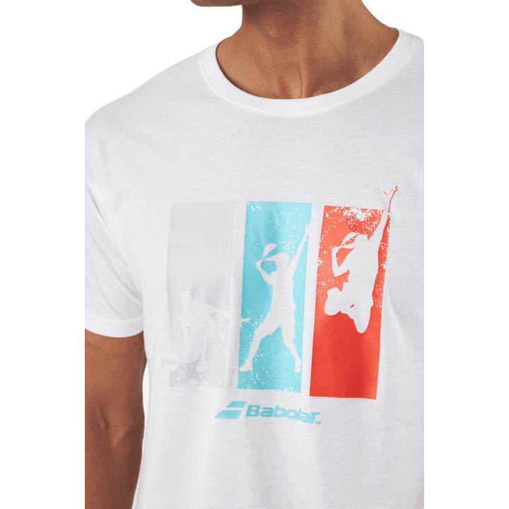 T-shirt Padel Coton Blanc