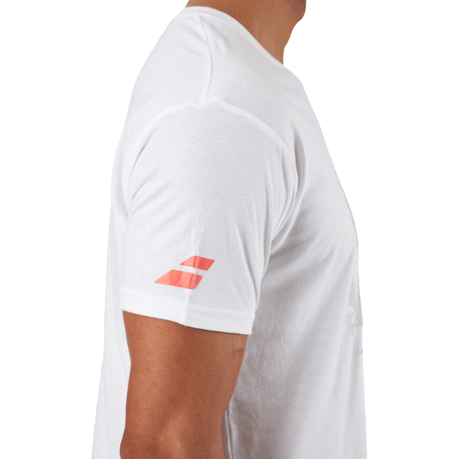 T-shirt Padel Coton Blanc