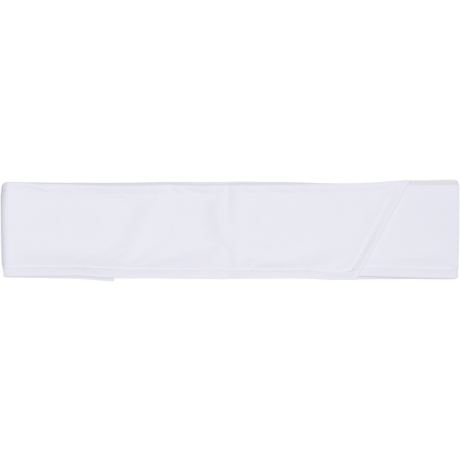 Stirnband Krawatte Weiß Weiß