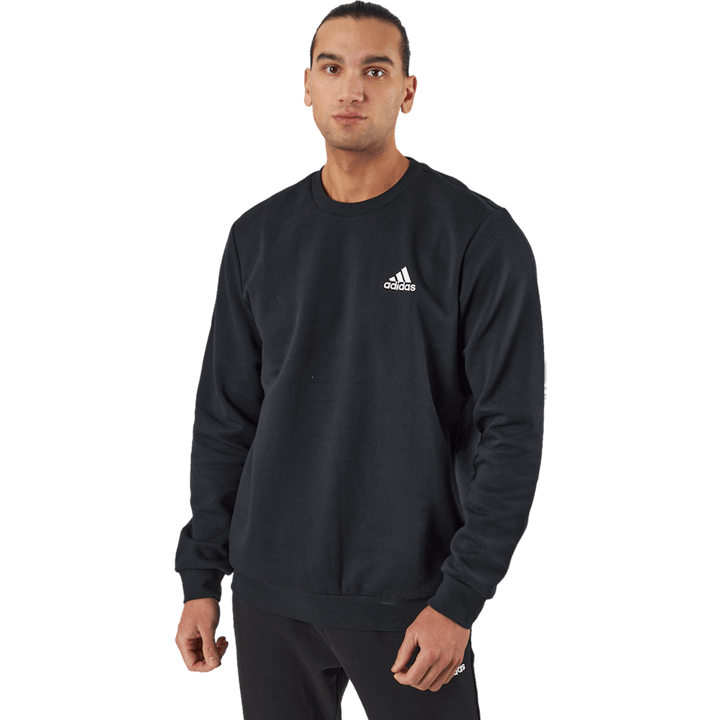 FEELCOZY ESSENTIALS FLEECE SWEATSHIRT Sort / Hvid