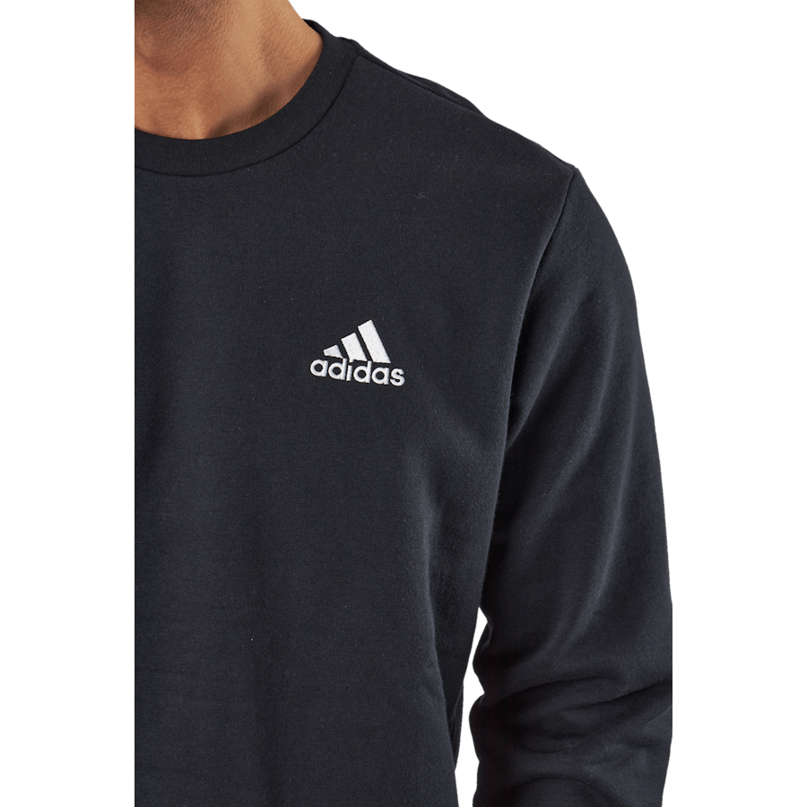 FEELCOZY ESSENTIALS FLEECE SWEATSHIRT Sort / Hvid