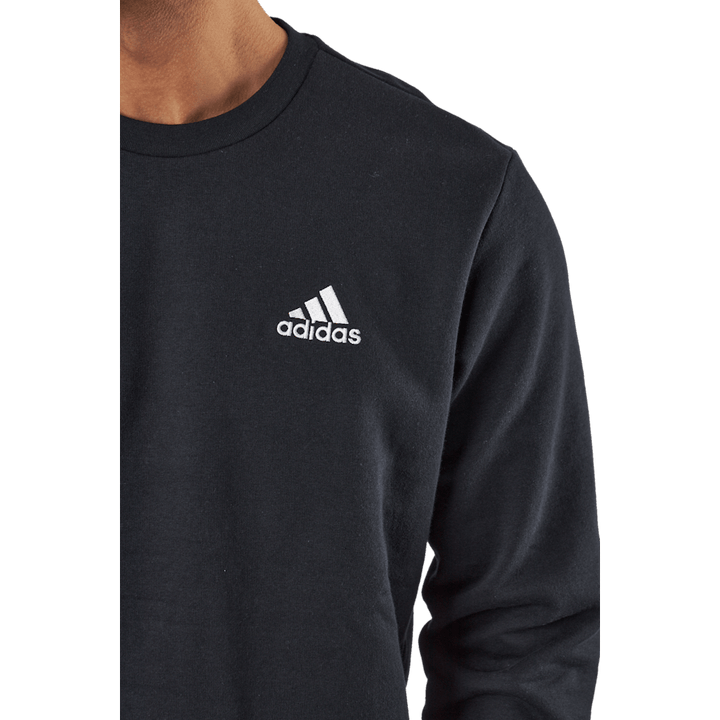 FEELCOZY ESSENTIALS FLEECE SWEATSHIRT Sort / Hvid