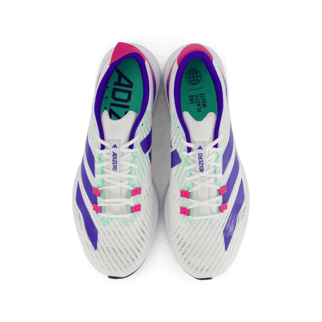 Chaussures Adizero RC 5 : Blanc nuage / Bleu lucide / Noir