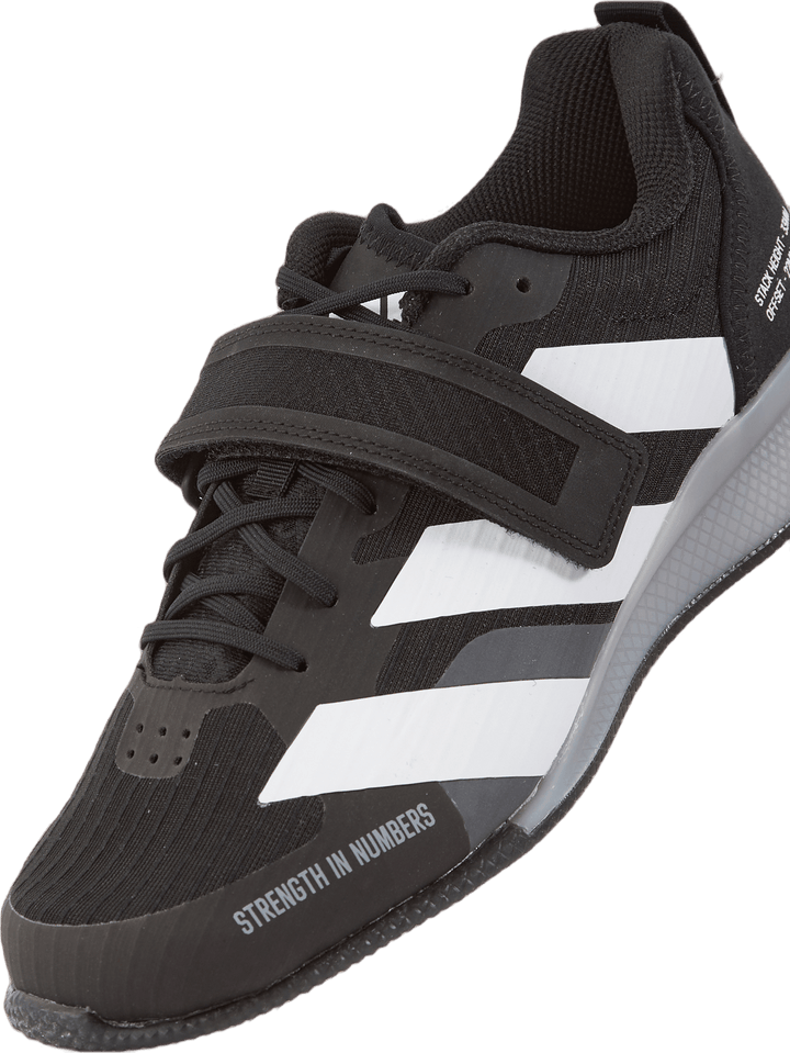 Adipower Weightlifting 3 Schuhe Core Schwarz / Cloud Weiß / Grau Drei