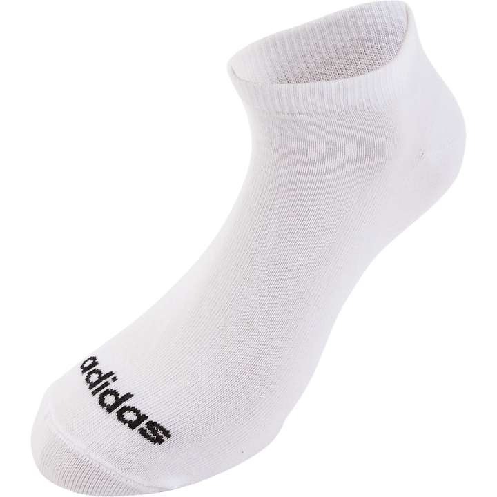 Thin Linear Low-Cut Socken 3 Paar Weiß / Schwarz