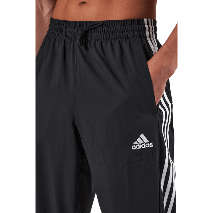 AEROREADY Essentials Joggers med avsmalnande mudd och vävda 3 ränder Svart