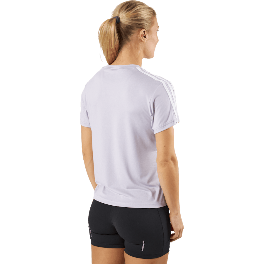 AEROREADY Train Essentials 3-randig T-shirt Sildaw/Vit