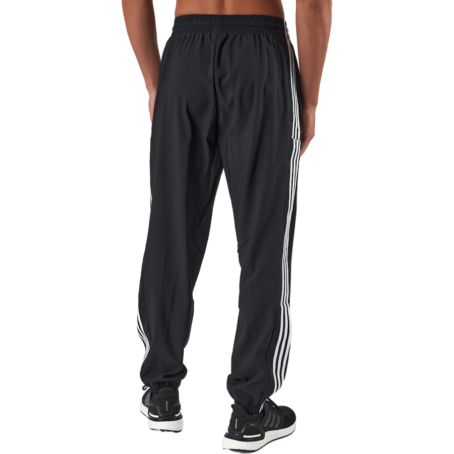 AEROREADY Essentials Elastisk mudd Vävda 3-randiga träningsbyxor Svart