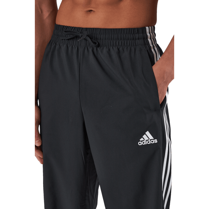 AEROREADY Essentials Elastisk mudd Vävda 3-randiga träningsbyxor Svart