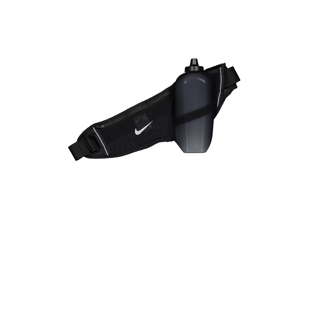 Nike Flex Stride Bottle Belt 2 Nero/nero/argento