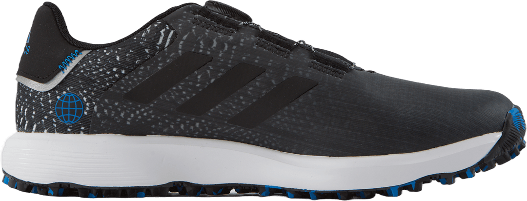 S2G BOA Wide Spikeless golfsko Core Black / Core Black / Grey Six