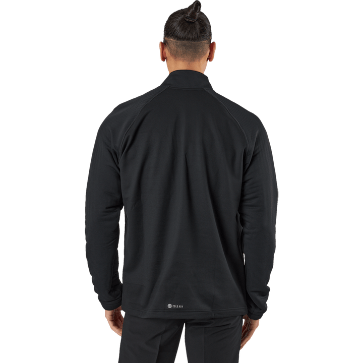 Stmnt 1/4 Zip musta