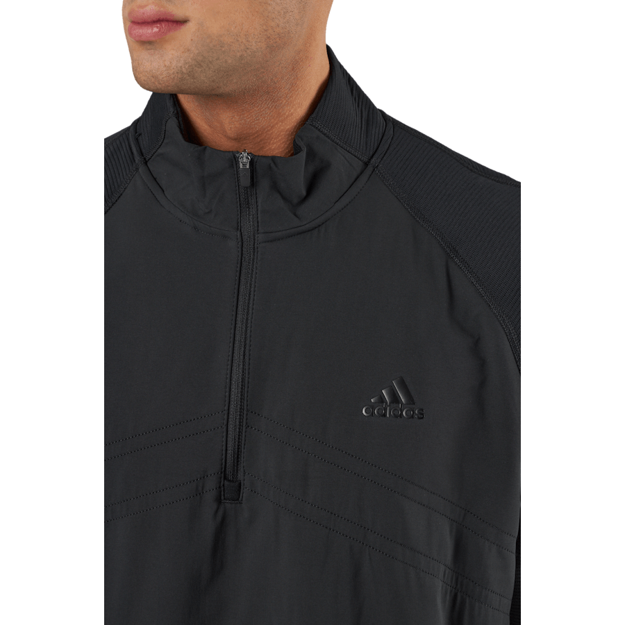 Stmnt 1/4 Zip musta