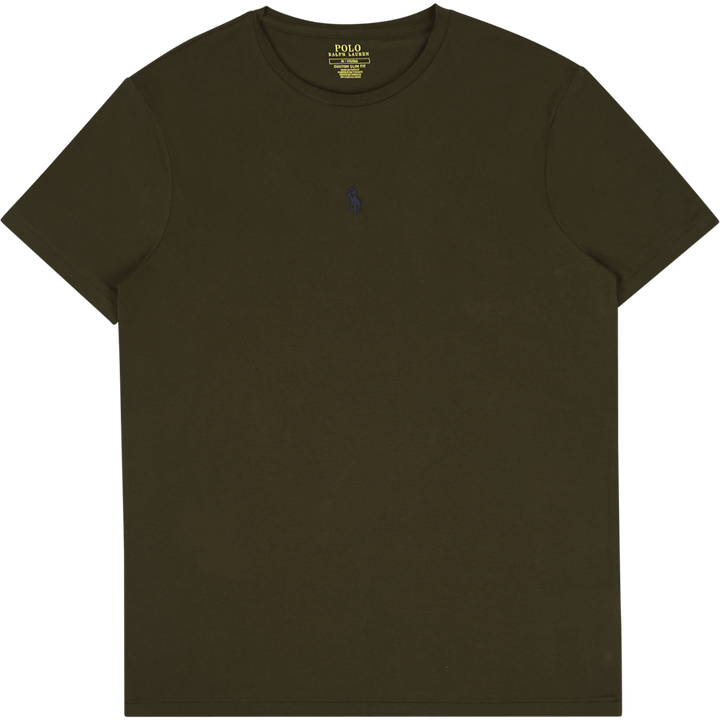 T-skjorte med besetning og smal passform i jersey med spesialtilpasset hals