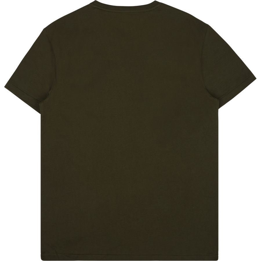 T-skjorte med besetning og smal passform i jersey med spesialtilpasset hals