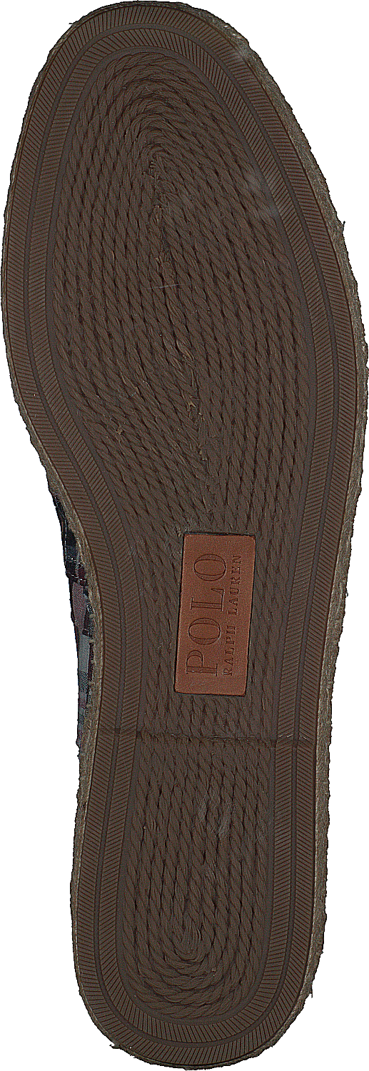 Cevio Crest Madras Espadrille Blue Multi