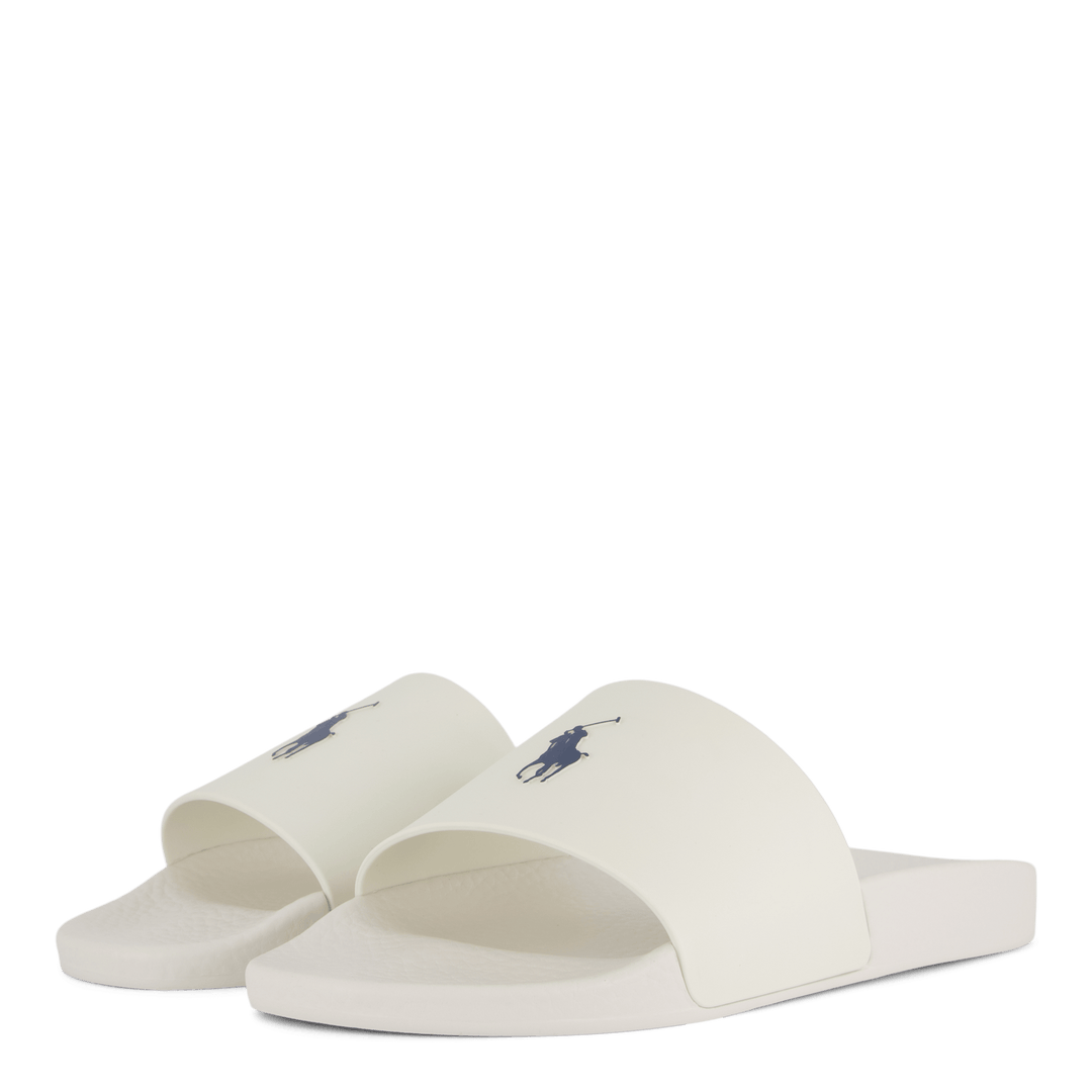 Signature Pony Slide Deckwash White / Navy PP