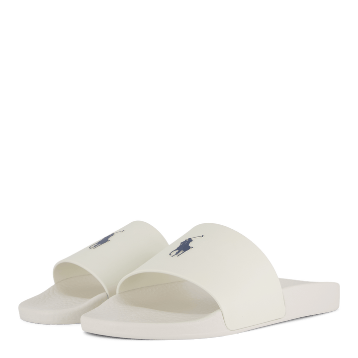 Signature Pony Slide Deckwash White / Navy PP