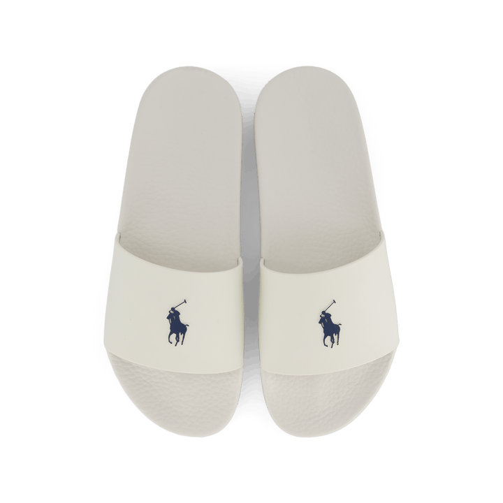 Signature Pony Slide Deckwash White / Navy PP