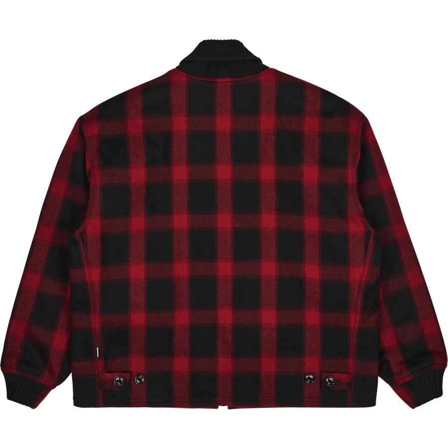 Buffalo Check Jk . Rosso Wn