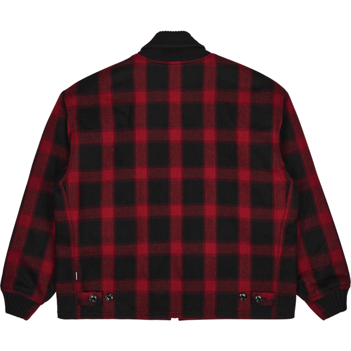 Buffalo Check Jk . Rosso Wn