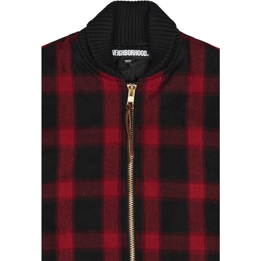 Buffalo Check Jk . Rosso Wn