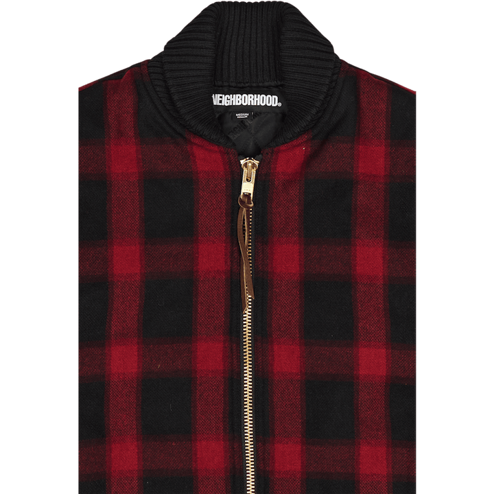 Buffalo Check Jk . Rosso Wn