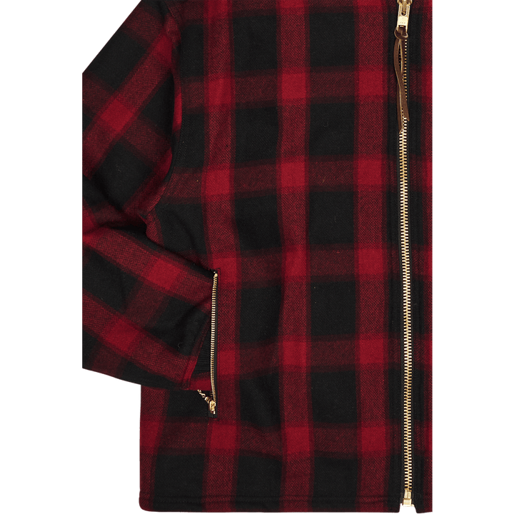 Buffalo Check Jk . Rosso Wn