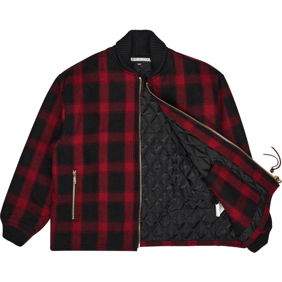 Buffalo Check Jk . Rosso Wn