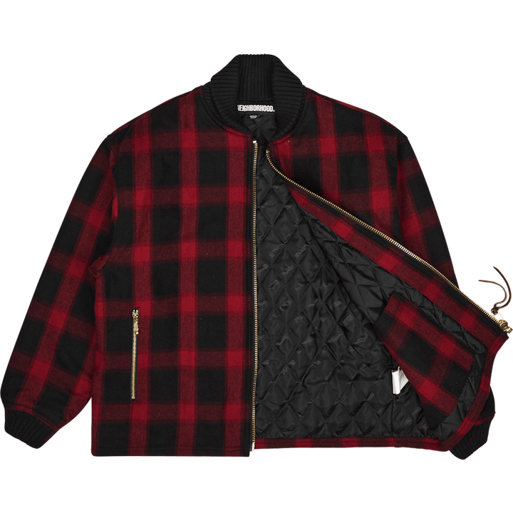 Buffalo Check Jk . Rosso Wn